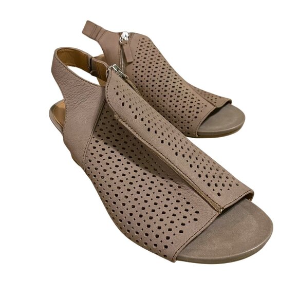 Comfortiva Slingback Sandals Womens Size 10 Brown Boho Casual Summer Cruisewear - Picture 2 of 7